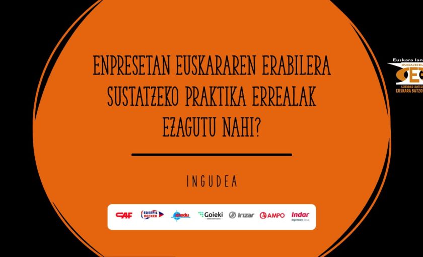 ¿Quieres conocer prácticas reales para fomentar el uso del euskera en las empresas?