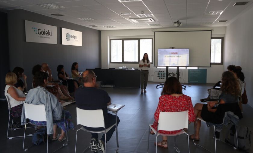 El grupo BIDARI realiza la primera sesión de contraste del año