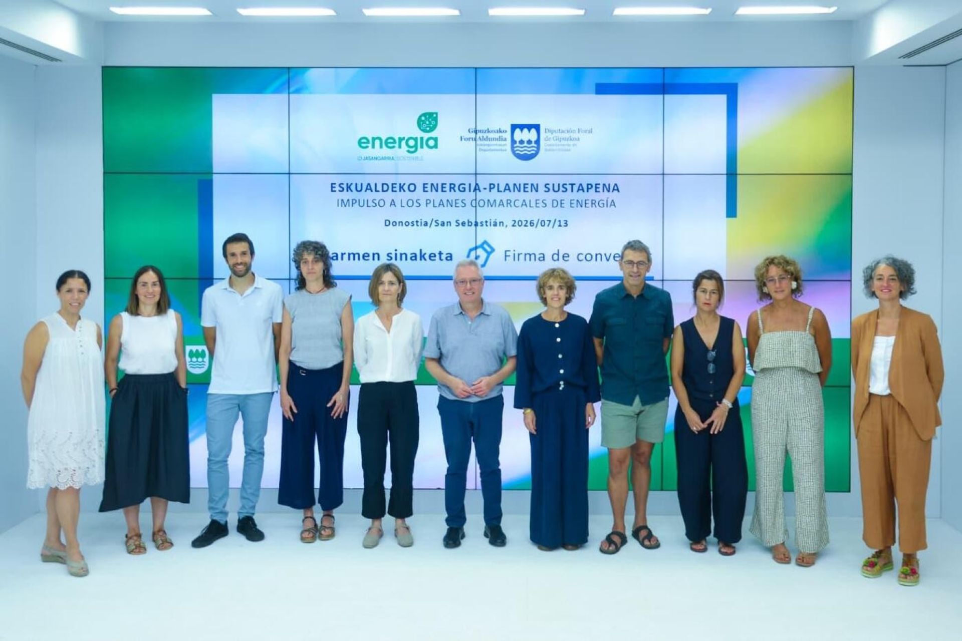 Goierrik energia-trantsizioaren aldeko apustua indartuko du Foru Aldundiaren laguntzarekin