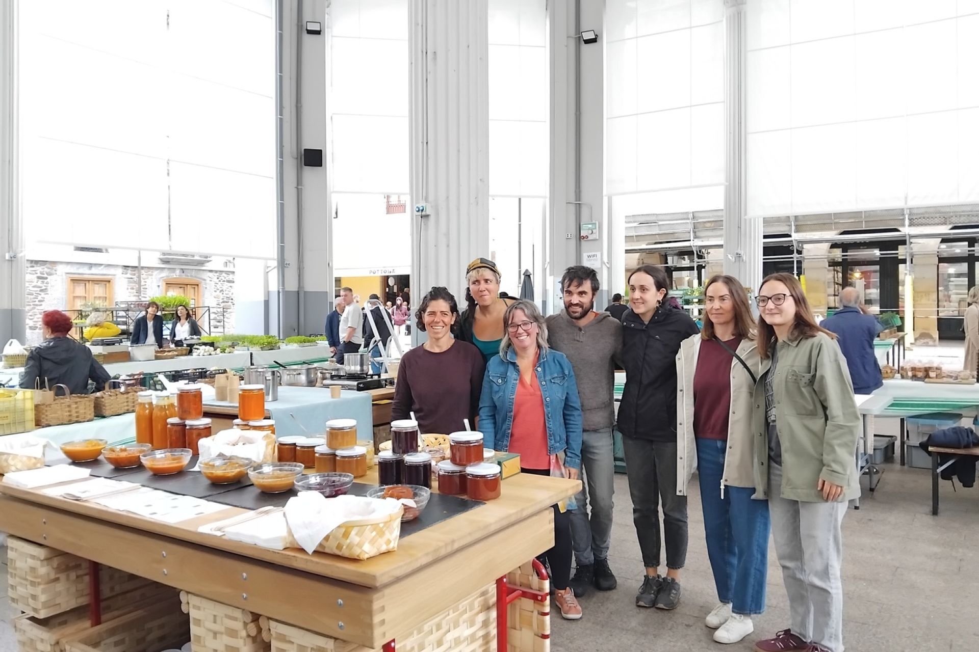 Uztaolak produktu eraldatuen lerro berria aurkeztu zuen Ordiziako Azokan