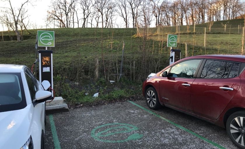 Uso de los cargadores para vehículos eléctricos