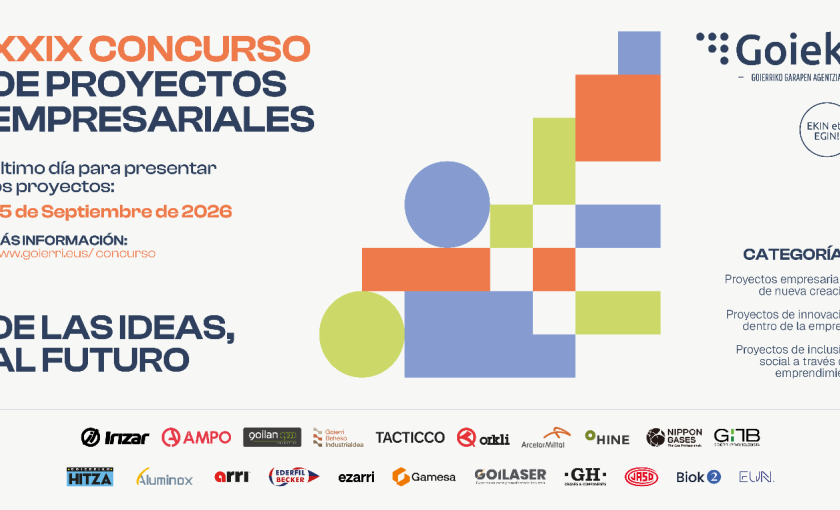 De las ideas al futuro, ya está aquí el XXIX. Concurso de Proyectos Empresariales de Goieki